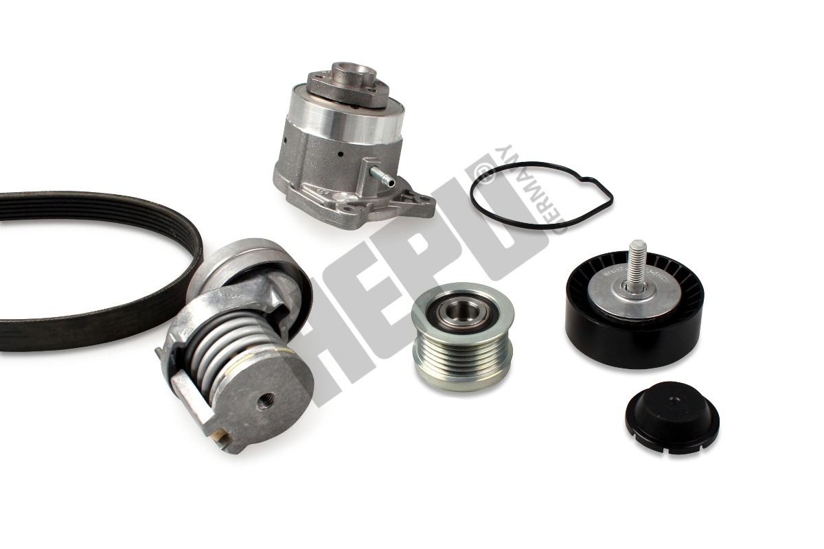 Water Pump + V-ribbed Belt Kit