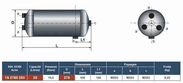 Air Tank, compressed-air system