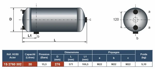 Air Tank, compressed-air system