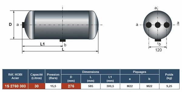 Air Tank, compressed-air system