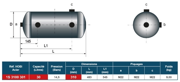Air Tank, compressed-air system