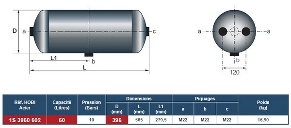 Air Tank, compressed-air system