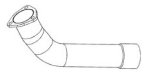 Exhaust pipe Euro 4