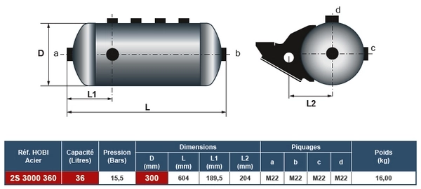 Air Tank, compressed-air system