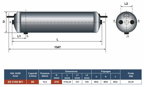Air Tank, compressed-air system