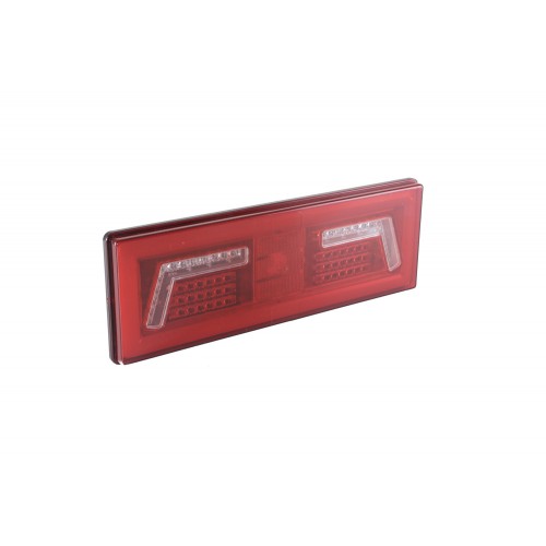 LED tail lamp LED 12/24V right 375x130x34mm M8x20