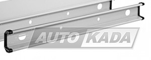 Bumper 2300x1.8mm steel S235JR gray