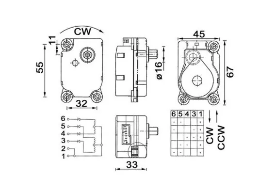 Actuator, blending flap