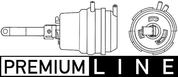 Actuator, blending flap