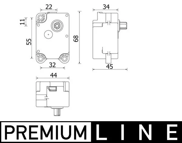 Actuator, blending flap