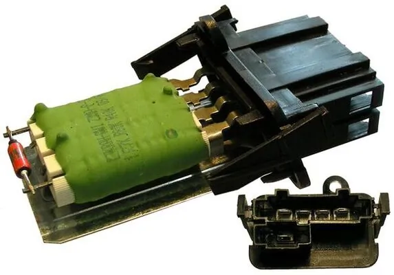 Resistor, interior blower