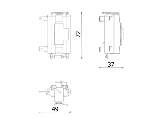 Resistor, interior blower