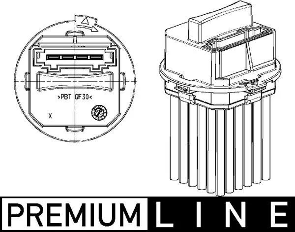 Regulator, interior blower