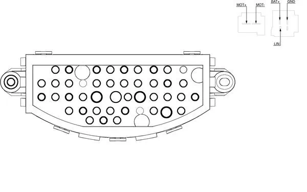Regulator, interior blower