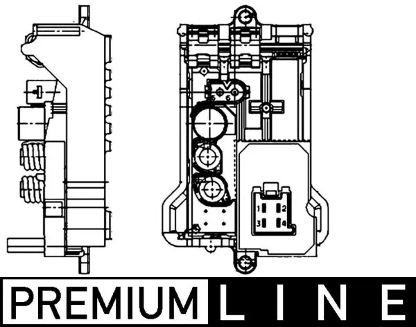 Regulator, interior blower