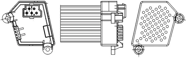 Regulator, interior blower
