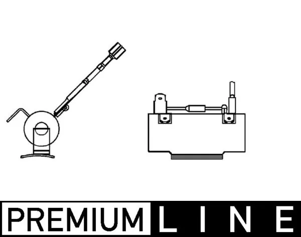 Resistor, interior blower
