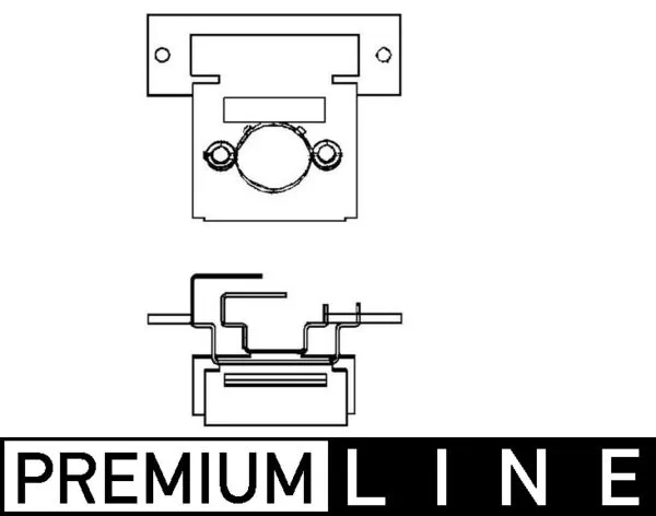 Resistor, interior blower