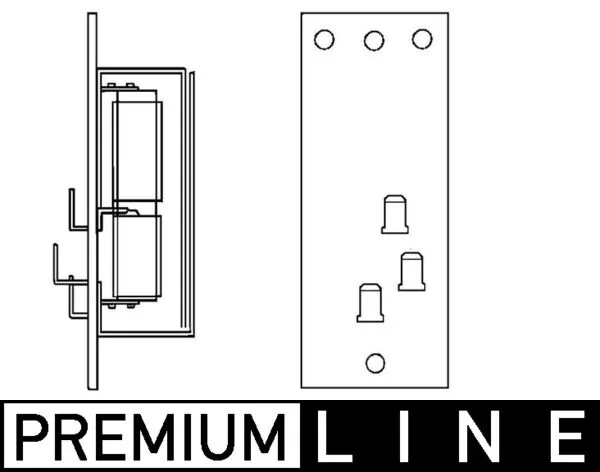 Resistor, interior blower