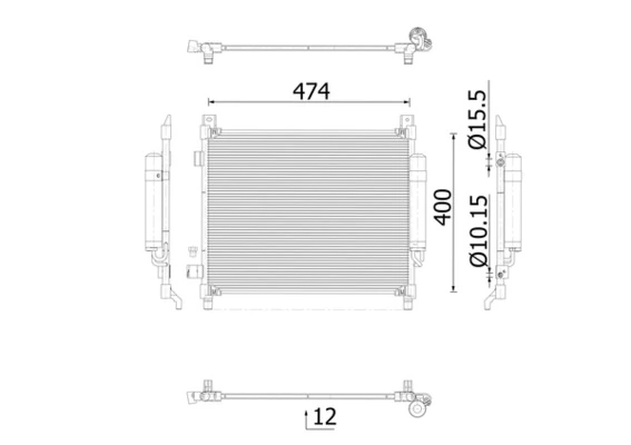 Condenser, air conditioning