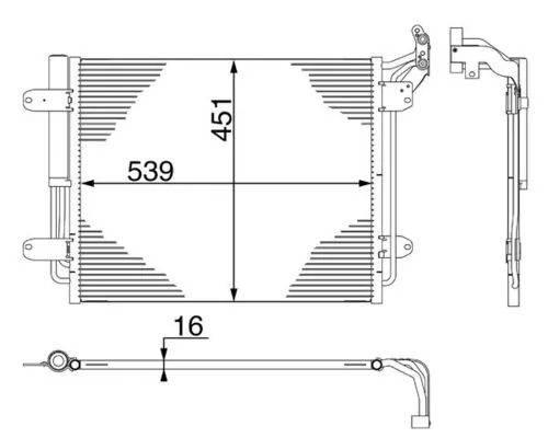 Condenser, air conditioning