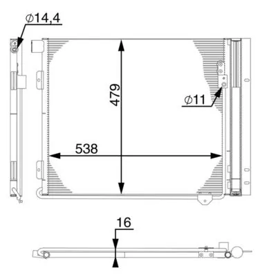 Condenser, air conditioning