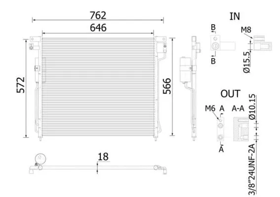 Condenser, air conditioning
