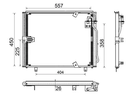 Condenser, air conditioning