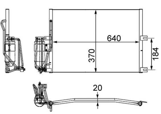 Condenser, air conditioning