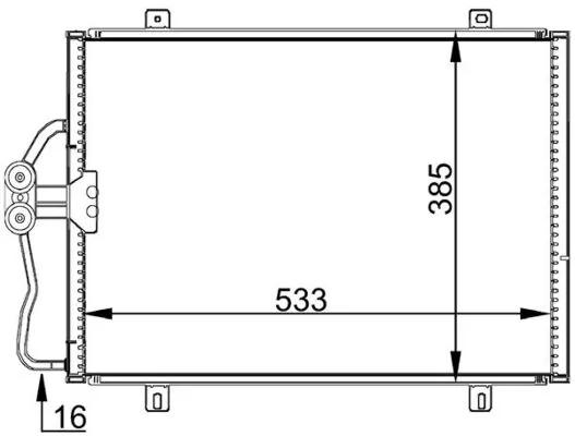 Condenser, air conditioning