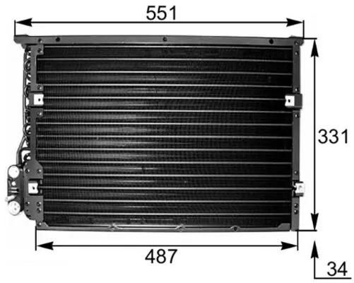 Condenser, air conditioning