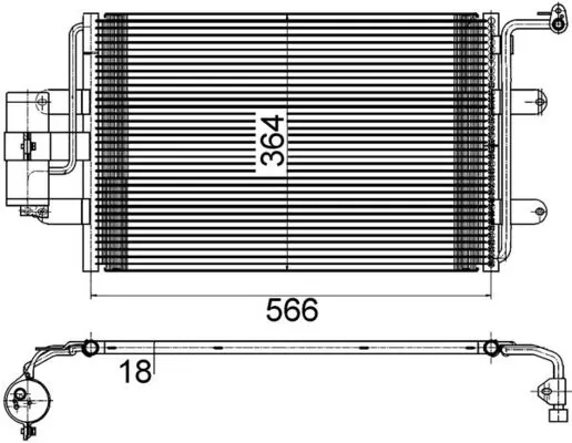 Condenser, air conditioning