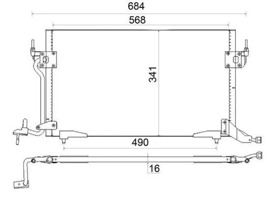 Condenser, air conditioning