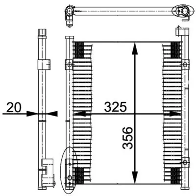 Condenser, air conditioning