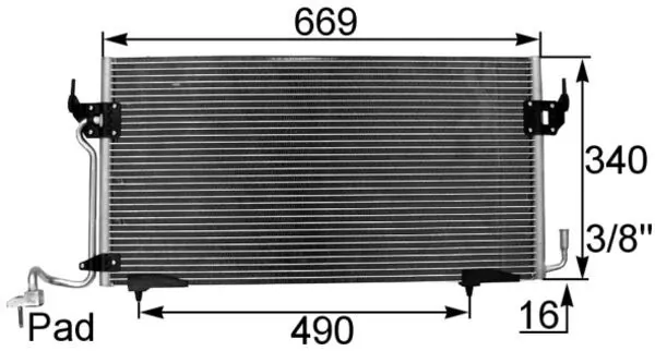 Condenser, air conditioning
