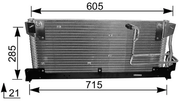 Condenser, air conditioning