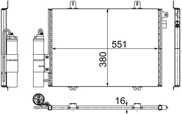 Condenser, air conditioning