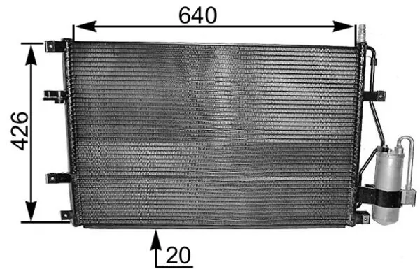 Condenser, air conditioning