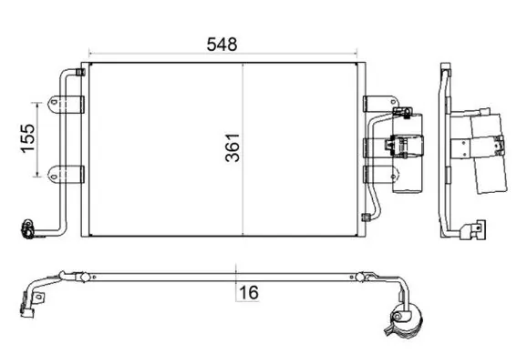 Condenser, air conditioning