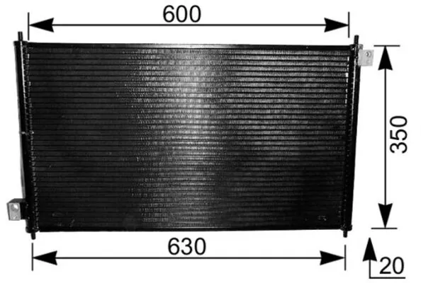 Condenser, air conditioning