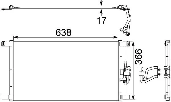 Condenser, air conditioning