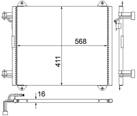 Condenser, air conditioning