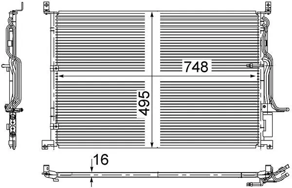 Condenser, air conditioning