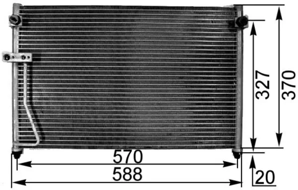 Condenser, air conditioning