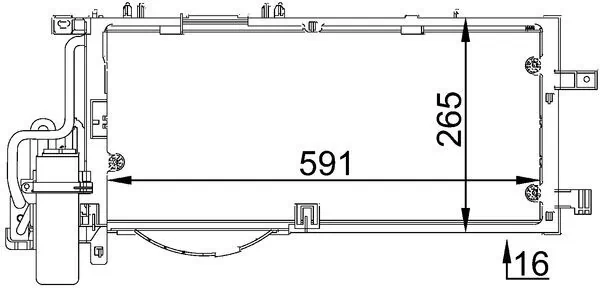 Condenser, air conditioning