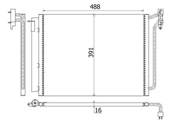 Condenser, air conditioning