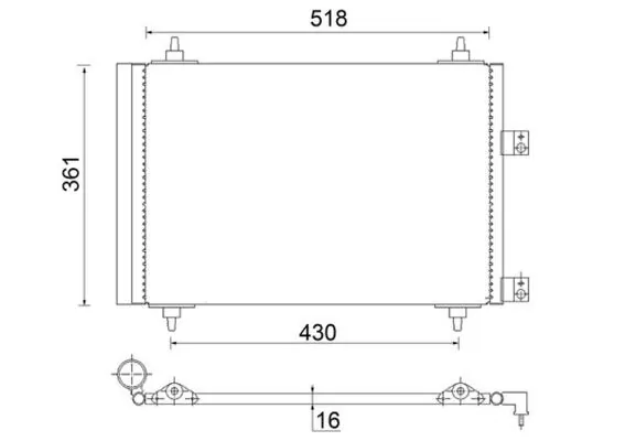 Condenser, air conditioning