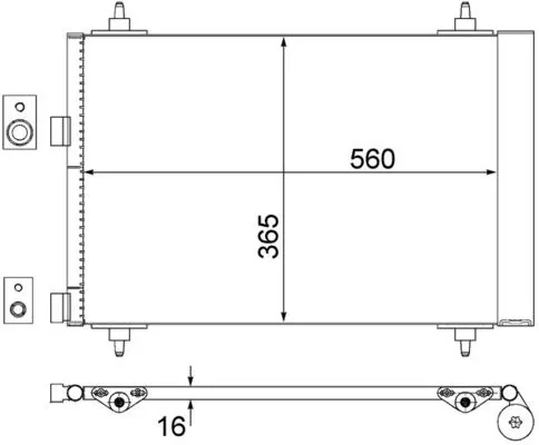 Condenser, air conditioning