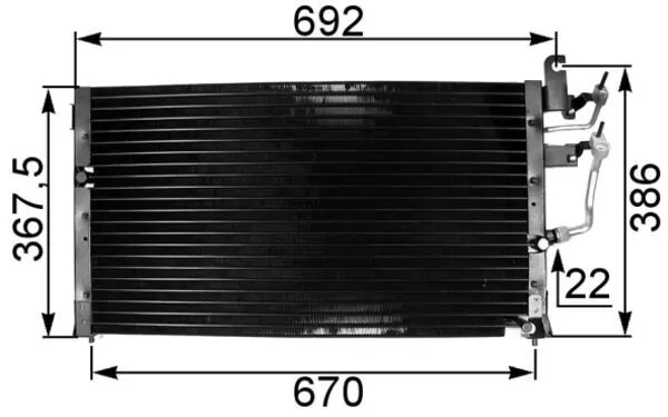 Condenser, air conditioning