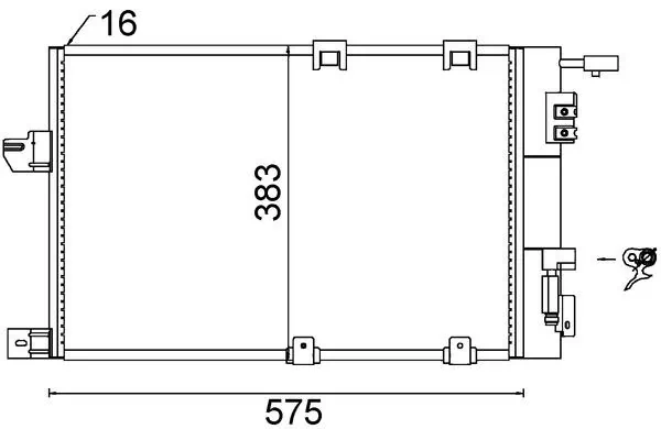 Condenser, air conditioning